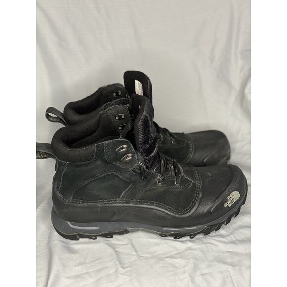 The North Face Snowfuse Men's Black Suede Waterproof Insulated Boots Size 11 - Picture 1 of 8